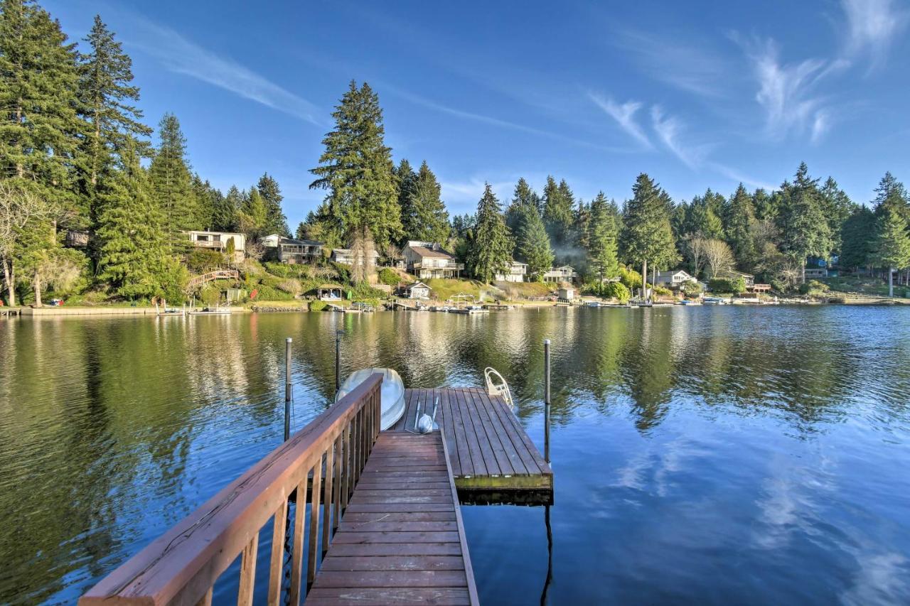 The Peacock House - Waterfront Home With Hot Tub! Olympia Extérieur photo