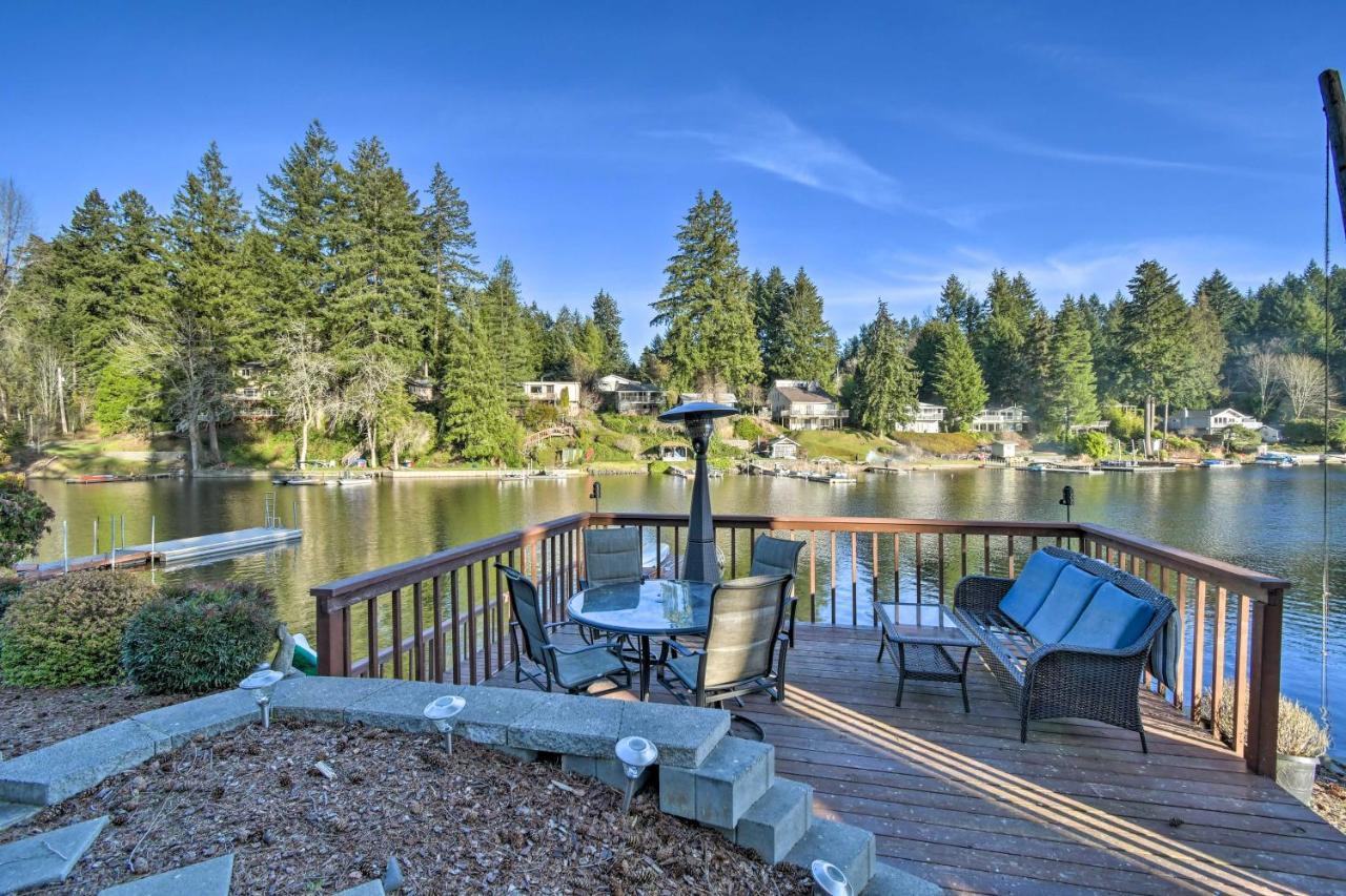 The Peacock House - Waterfront Home With Hot Tub! Olympia Extérieur photo