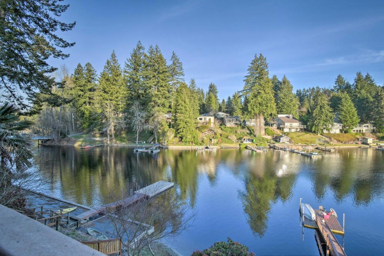 The Peacock House - Waterfront Home With Hot Tub! Olympia Extérieur photo